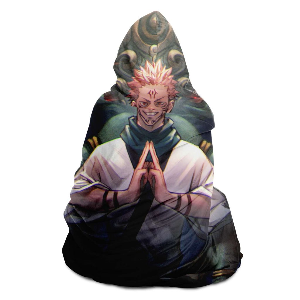 4476e7b8d444a75bc888eb5d8681e0c6 hoodedBlanket view5 - Jujutsu Kaisen AU Store