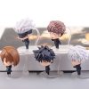 5Pcs Set Anime Jujutsu Kaisen Gojo Satoru Kugisaki Kawaii Figurines Q Version Pvc Action Figure Modle 1 - Jujutsu Kaisen AU Store