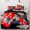 Anime Jujutsu Kaisen Duvet Cover Cartoon Bedding Sets Itadori Yuji Bed Set Quilt Comforter Covers Home 7 - Jujutsu Kaisen AU Store