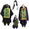 Anime Jujutsu Kaisen Geto Suguru Cosplay Costume Kimono Black Blue Japanese Uniform Halloween Christmas Party Clothes - Jujutsu Kaisen AU Store