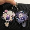 Anime Jujutsu Kaisen Keychain Cosplay Cute Yuji Itadori Gojo Satoru Fushiguro Megumi Acrylic Key Chain Pendant 1 - Jujutsu Kaisen AU Store