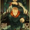 Anime Jujutsu Kaisen Posters Kraft Paper Vintage Poster Wall Art Painting Study Home Living Room Decoration 38 - Jujutsu Kaisen AU Store