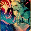 Anime Jujutsu Kaisen Posters Kraft Paper Vintage Poster Wall Art Painting Study Home Living Room Decoration 48 - Jujutsu Kaisen AU Store