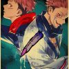 Anime Jujutsu Kaisen Posters Kraft Paper Vintage Poster Wall Art Painting Study Home Living Room Decoration 49 - Jujutsu Kaisen AU Store