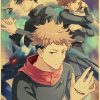 Anime Jujutsu Kaisen Posters Kraft Paper Vintage Poster Wall Art Painting Study Home Living Room Decoration 50 - Jujutsu Kaisen AU Store