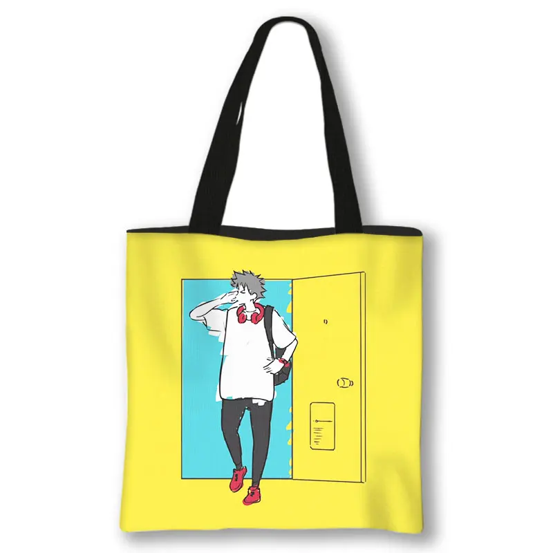 Anime Jujutsu Kaisen Shoulder Bag Japanese Gojo Satoru Yuji Itadori Tote Bags Ladies Shopping Bag Beach 14 - Jujutsu Kaisen AU Store