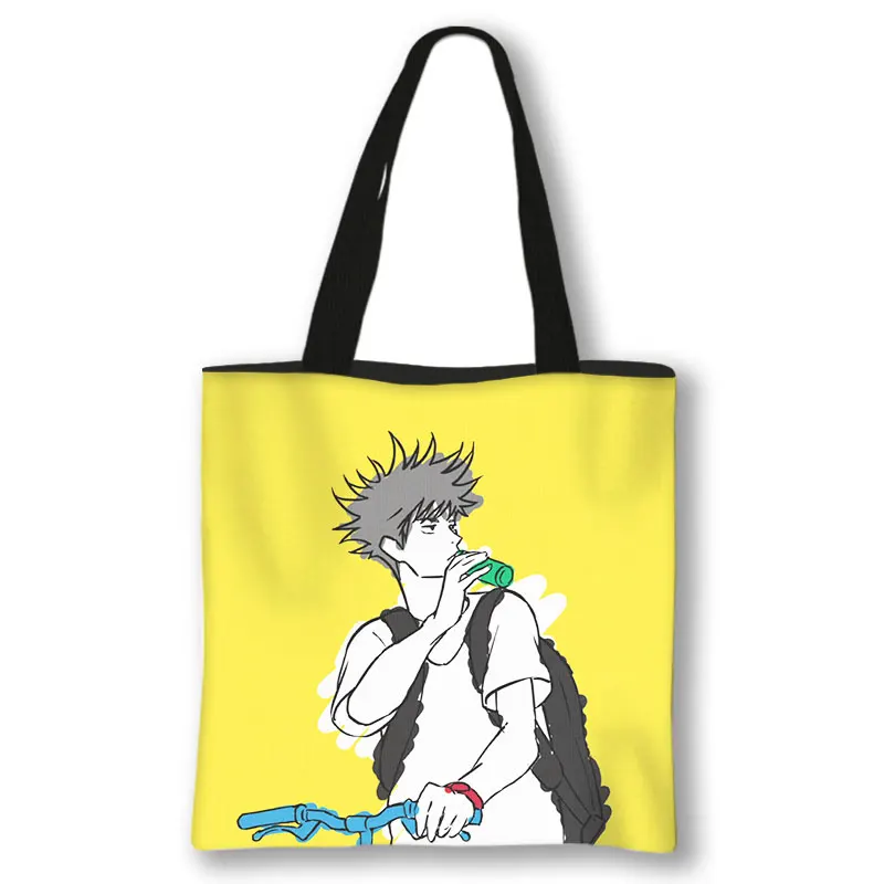 Anime Jujutsu Kaisen Shoulder Bag Japanese Gojo Satoru Yuji Itadori Tote Bags Ladies Shopping Bag Beach 19 - Jujutsu Kaisen AU Store