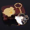 Hot Anime Jujutsu Kaisen Keychain Gojo Satoru Fushiguro Megumi Figure Enamel Pendant Keyring High Quality Props 4 - Jujutsu Kaisen AU Store