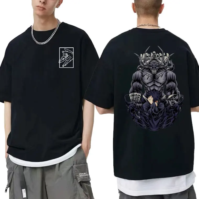 Japan Anime Jujutsu Kaisen Fushiguro Megumi Graphic T shirt Men Women s Manga Cartoon Oversized T - Jujutsu Kaisen AU Store