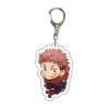 Japan Anime Jujutsu Kaisen Keychain Itadori Yuji Fushiguro Megumi Ryomen Sukuna Cosplay Bags Pendant Car Key 3 - Jujutsu Kaisen AU Store