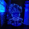 Jujutsu Kaisen 3D Lamp Anime Gojo Satoru Jujutsu Kaisen Yuji Itadori LED Night Light Brdroom Decor 4 - Jujutsu Kaisen AU Store