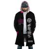 Pink Gojo JK AOP Hooded Cloak Coat FRONT Mockup - Jujutsu Kaisen AU Store