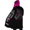 Pink Gojo JK AOP Hooded Cloak Coat SIDE Mockup - Jujutsu Kaisen AU Store