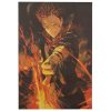 TIE LER Anime Jujutsu Kaisen Anime Poster Kraft Paper Decoration Painting Modern Living Room Home Decor 1 - Jujutsu Kaisen AU Store