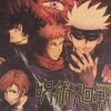 TIE LER Anime Jujutsu Kaisen Retro Kraft Paper Poster Bar Living Room Stickers Decorative Painting Wall 5 - Jujutsu Kaisen AU Store