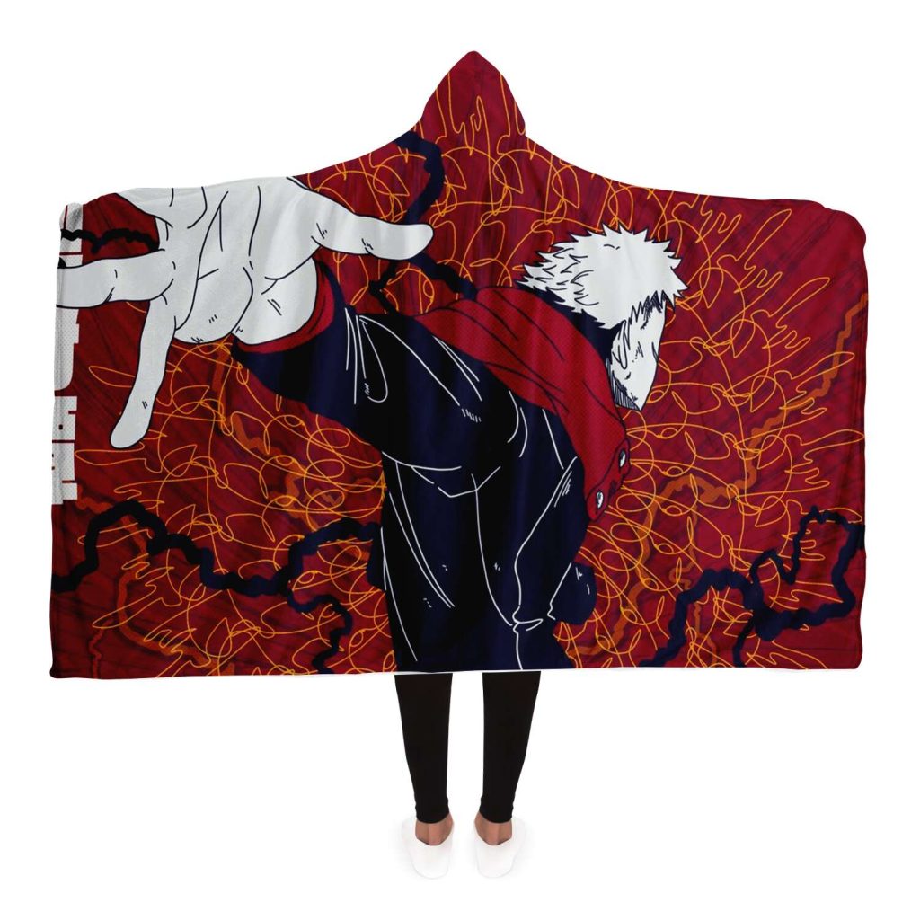 ad7f59a063a8ba7505dae5527ba17178 hoodedBlanket view4 - Jujutsu Kaisen AU Store