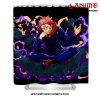 art sukuna shower curtain w59 x h71 black 146 - Jujutsu Kaisen AU Store