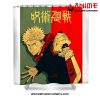 cool jjks yuji itadori shower curtain 773 - Jujutsu Kaisen AU Store