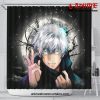 gojo anime moonlight shower curtain 552 - Jujutsu Kaisen AU Store