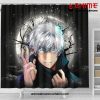 gojo anime moonlight shower curtain 600 - Jujutsu Kaisen AU Store