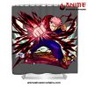 jujutsu high yuji itadori shower curtain w59 x h71 gray 671 - Jujutsu Kaisen AU Store