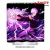 jujutsu kaisen satoru gojo shower curtain w59 x h71 black 816 - Jujutsu Kaisen AU Store