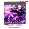 jujutsu kaisen satoru gojo shower curtain w59 x h71 gray 413 - Jujutsu Kaisen AU Store