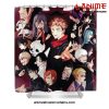 retro jujutsu kaisen characters shower curtain 863 - Jujutsu Kaisen AU Store