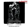 yuji itadori and satoru gojo hi shower curtain w59 x h71 black 790 - Jujutsu Kaisen AU Store