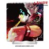 yuji itadori fight shower curtain 990 - Jujutsu Kaisen AU Store