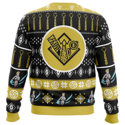 Alternative view of 7:3 Sorcerer Nanami Kento Jujutsu Kaisen Ugly Christmas Sweater