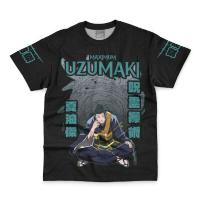 Alternative view of Geto Suguru Uzumaki Jujutsu Kaisen Streetwear T-Shirt