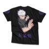 Gojo Satoru The Strongest Jujutsu Kaisen Streetwear T Shirt BACK WRINKLY - Jujutsu Kaisen AU Store