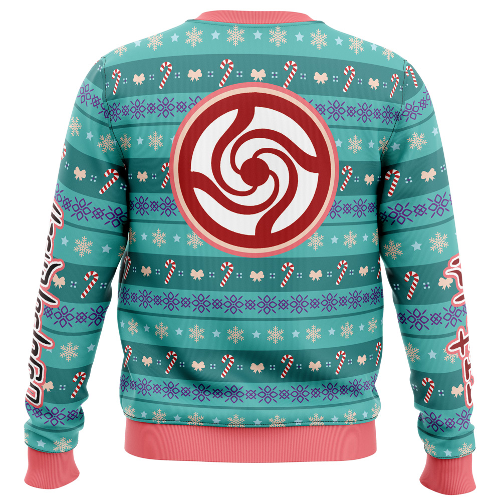 Happy Dub Cast Jujutsu Kaisen Ugly Christmas Sweater - Image 4