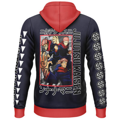 Itadori Yuji Jujutsu Kaisen Streetwear Lightweight Hoodie