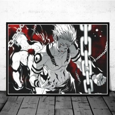 Ryomen Sukuna Jujutsu Kaisen Canvas Wall Art