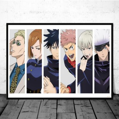 New Jujutsu Kaisen Anime Canvas Wall Art