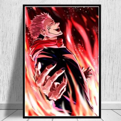 Jujutsu Kaisen Ryomen Sukuna Wall Art