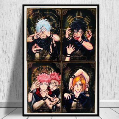 New Jujutsu Kaisen Anime Canvas Wall Art