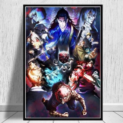New Jujutsu Kaisen Anime Wall Art