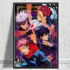 Jujutsu Kaisen Characters  Wall Art