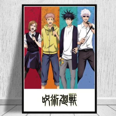 Cool Jujutsu Kaisen Anime Wall Art