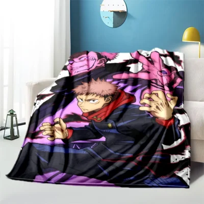 Jujutsu Kaisen Itadori Blanket