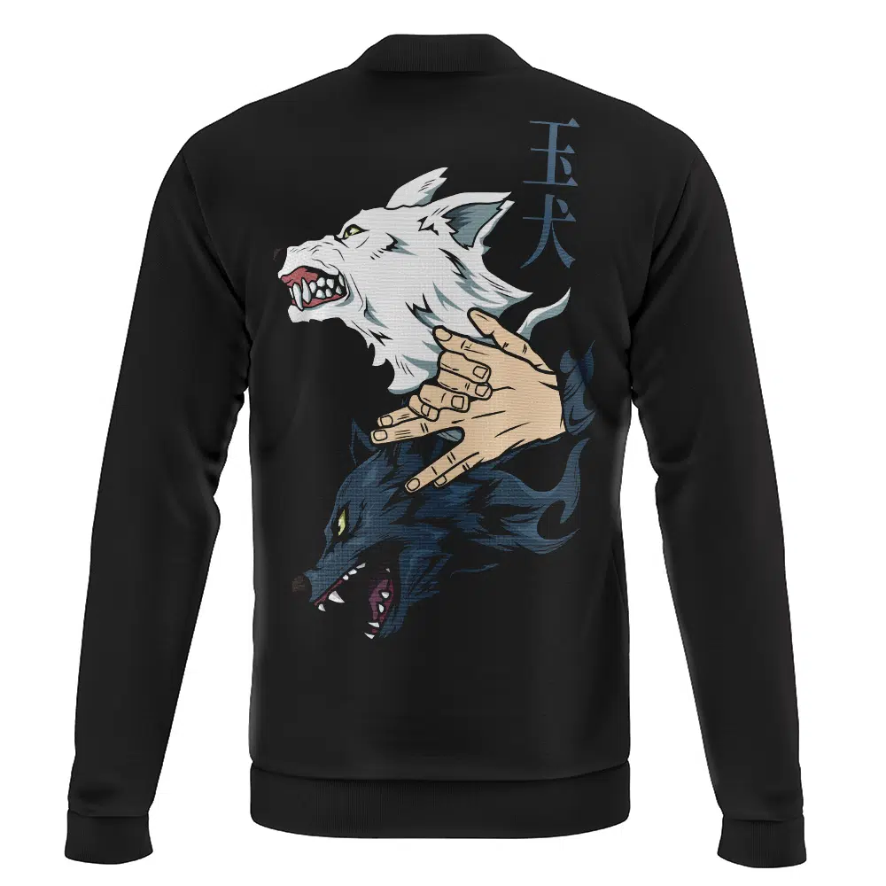 Megumi Divine Dogs Jujutsu Kaisen Casual Bomber Jacket