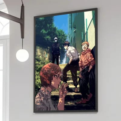 Yuji Itadori Megumi Fushiguro Nobara Wall Art