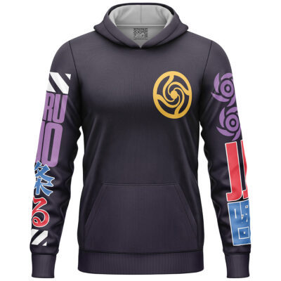 Alternative view of Satoru Gojo V2 Jujutsu Kaisen Streetwear Lightweight Hoodie