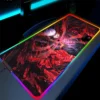 Ryomen Sukuna Cursed Domain Rage RGB Mouse Pad