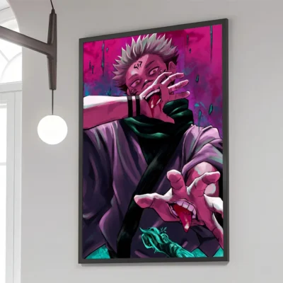 Jujutsu Kaisen Ryomen Painting Wall Art