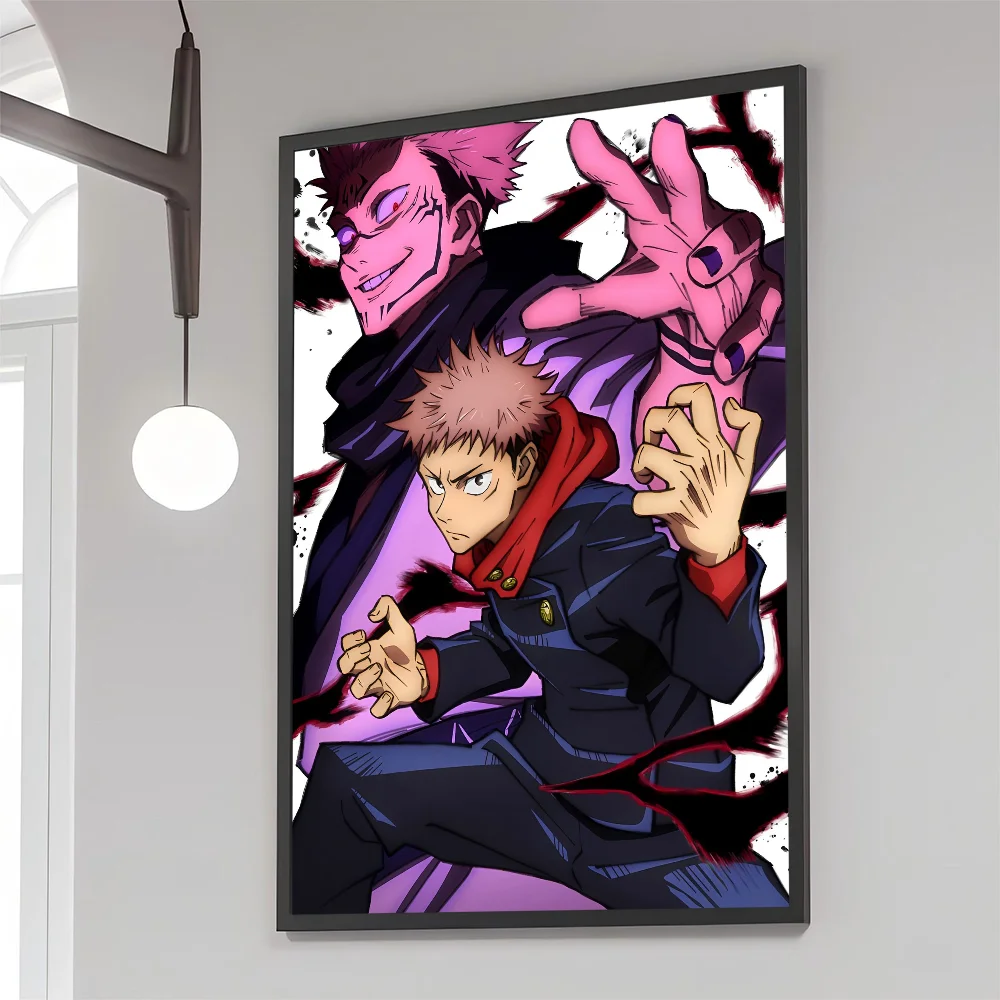 Yuji Itadori Sukuna Inner Curse Wall Art