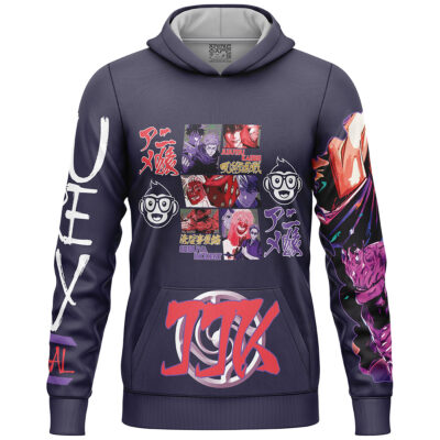 Alternative view of Shibuya Incident Jujutsu Kaisen Streetwear Lightweight Hoodie